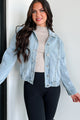 Me Versus You Denim Jacket (Washed Denim) - NanaMacs