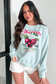 "Sweet And Delicious" Graphic Sweatshirt (Light Sage) - NanaMacs