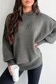 Auden Oversized Zenana Sweater (Dark Olive) - NanaMacs