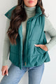 City Tours Puffer Vest (Hunter Green) - NanaMacs