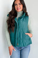 City Tours Puffer Vest (Hunter Green) - NanaMacs