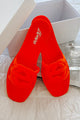 Party Animal Cut-Out Jelly Sandals (Orange) - NanaMacs