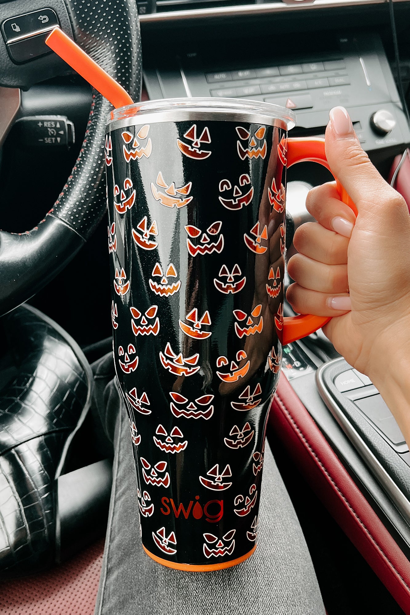 SWIG Large 40oz Orange Tumbler