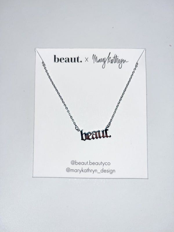 PREORDER "Beaut." Necklace + FREE Golden Hour - NanaMacs