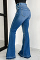 Toronto High Rise Cross-Waist Kancan Flare Jeans (Medium) - NanaMacs