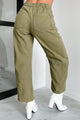 Hansen Hight Rise Barrel Jeans (Olive) - NanaMacs