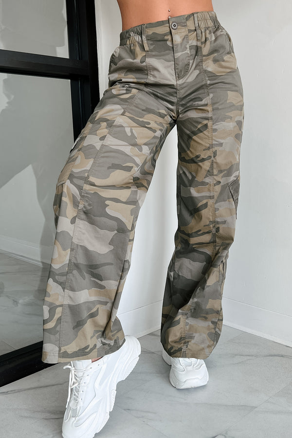 Hidden Agendas Camo Cargo Pants (Camo) - NanaMacs