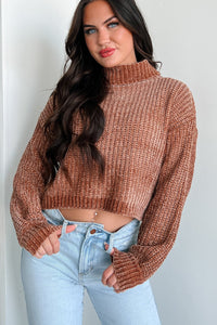 Autumn Comforts Zenana Chenille Sweater (Deep Camel) - NanaMacs