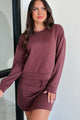 Ransom Lightweight Wasabi +Mint Sweatshirt (Maroon) - NanaMacs