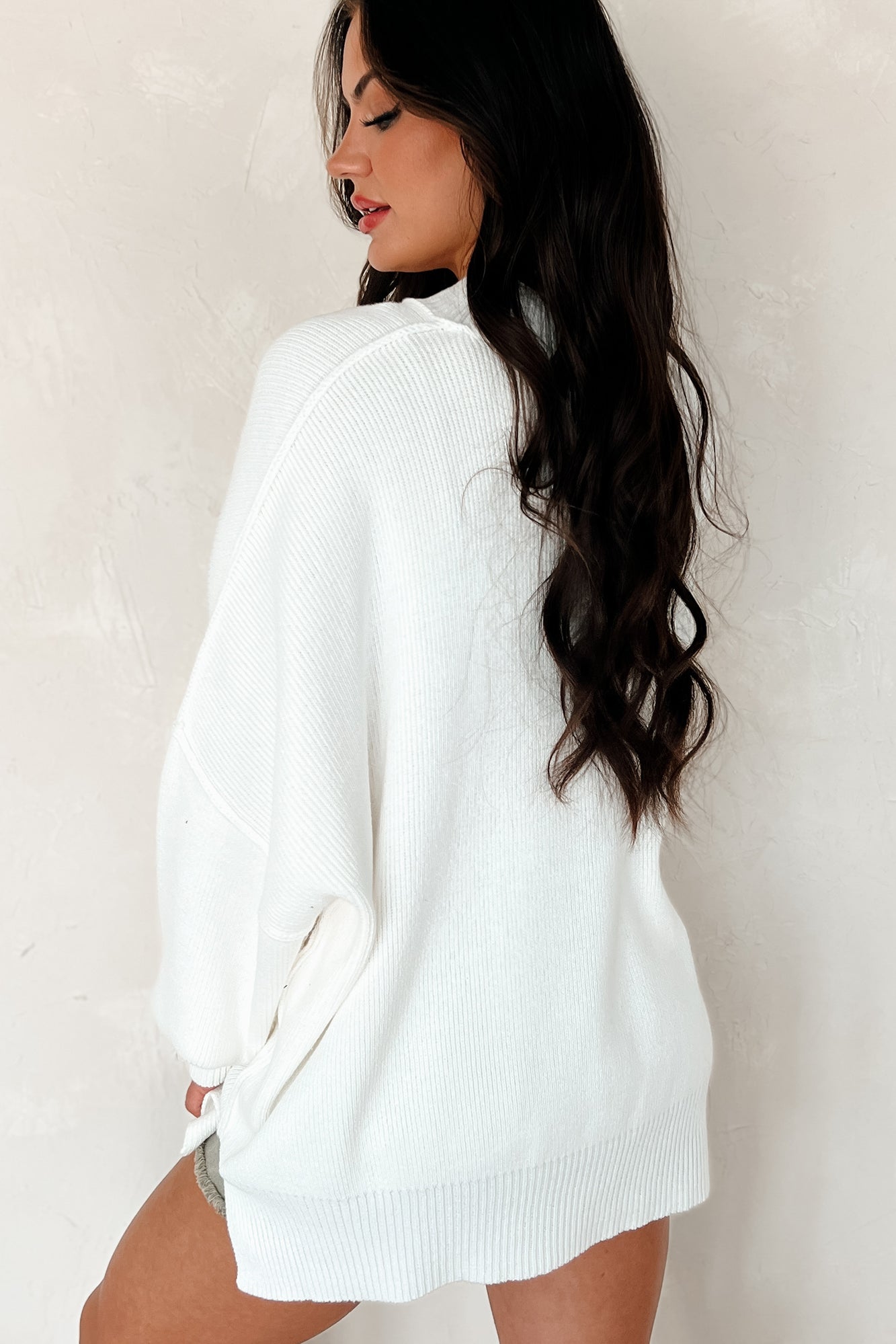 Auden Oversized Zenana Sweater (Off White) - NanaMacs