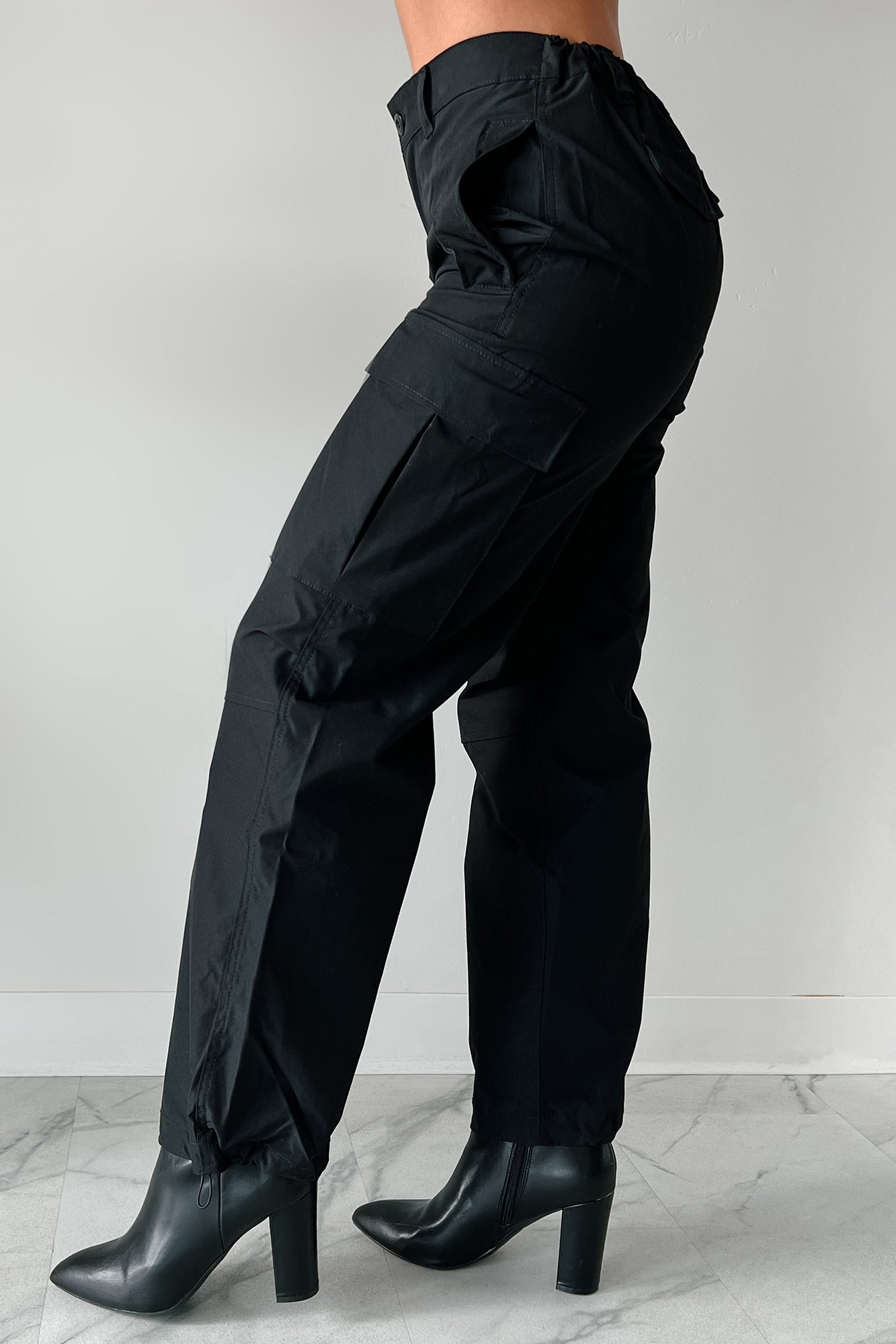 Tensions Are High Cargo Pants (Black) - NanaMacs