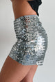 Party With Passion Sequin Shorts (Silver) - NanaMacs