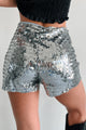 Party With Passion Sequin Shorts (Silver) - NanaMacs