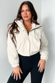 My New Normal Hooded Crop Jacket (Cream) - NanaMacs