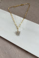 Flying Higher Butterfly Charm Necklace (Grey) - NanaMacs