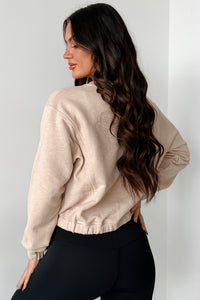 Call My Bluff Lightweight Pullover Top (Taupe) - NanaMacs