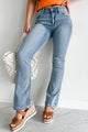 Cressida Mid-Rise Sneak Peak Bootcut Jeans (Light Wash) - NanaMacs