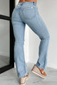 Cressida Mid-Rise Sneak Peak Bootcut Jeans (Light Wash) - NanaMacs