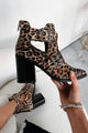 Fact Of Fashion Cut-Out Ankle Booties (Leopard) - NanaMacs