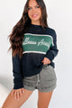 "Wellness Academy" Lightweight Sweater (Navy/Dark Green) - NanaMacs