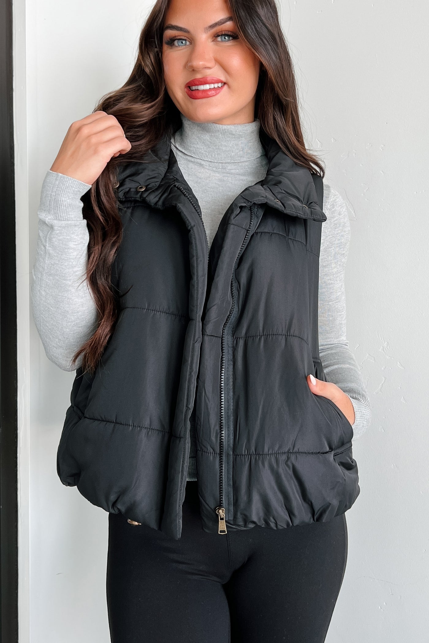 City Tours Puffer Vest (Black) - NanaMacs