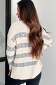 Xerxes Striped Sweater (Dark Blue/Oatmeal) - NanaMacs