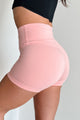 Gavina Spandex Shorts (Flash Pink) - NanaMacs