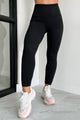 Always Reliable Zenana Wide Waistband Leggings (Black) - NanaMacs