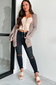 Keep It Consistent Lightweight Cardigan (Mocha) - NanaMacs