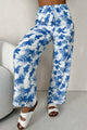 Happy In Hawaii Floral Kimono & Pant Set (Blue) - NanaMacs