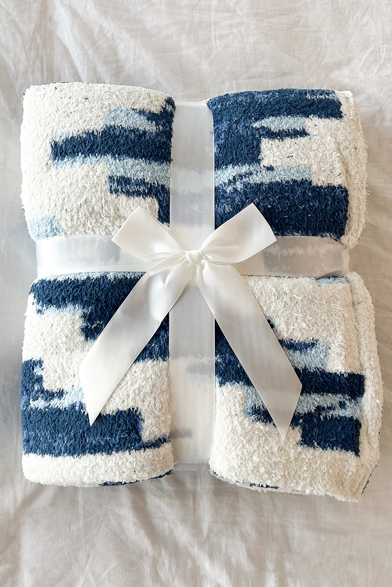 Doorbuster The Snuggle Is Real Fuzzy Throw Blanket (Blue Multi) - NanaMacs