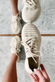 I'd Rather Walk Knit Sneaker (Taupe) - NanaMacs