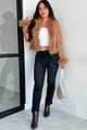 Nostalgia Trip Faux Fur Trimmed Jacket (Camel) - Ships By 10/17