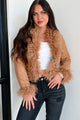 Nostalgia Trip Faux Fur Trimmed Jacket (Camel) - Ships By 10/17 - NanaMacs