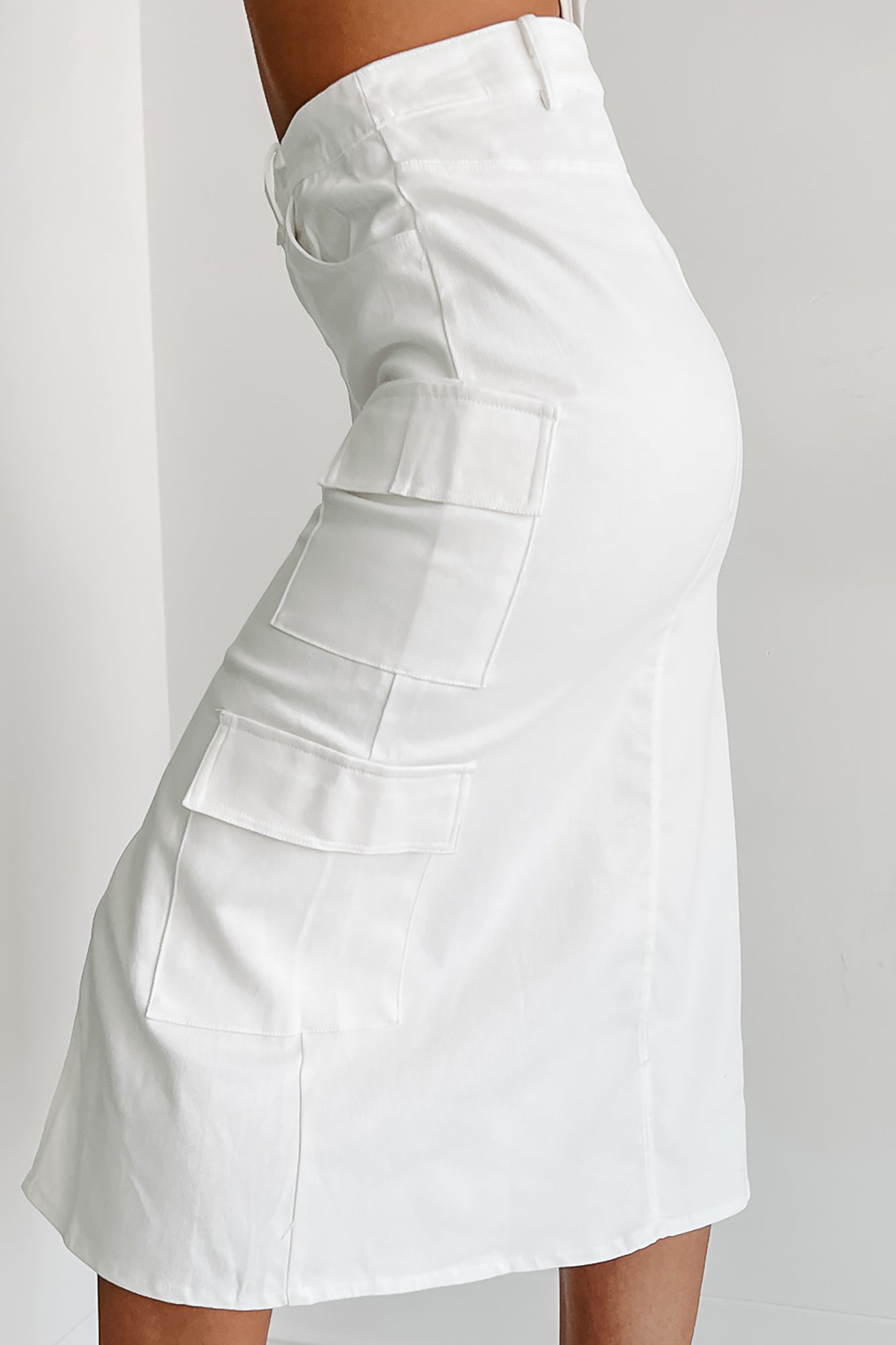 J. Crew Jeans Button Front White Denim Pencil Skirt Stretch Size 25 NWT  $63.99 | eBay