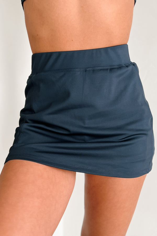 Time To Move Active Skirt (Navy) - NanaMacs