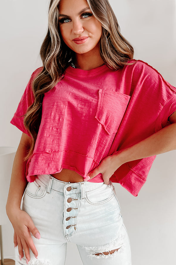 Don't Wait Anymore Dolman Sleeve T-Shirt (Pink) - NanaMacs