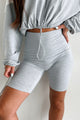 Feeling The Burn Athleisure Set (Light Heather Grey/Ivory) - NanaMacs