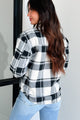 Life Recently Sherpa Lined Plaid Jacket (Black) - Ships By 10/17 - NanaMacs