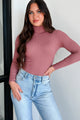 Beautiful Basic Turtleneck Bodysuit (Rose) - Ships By 10/17 - NanaMacs