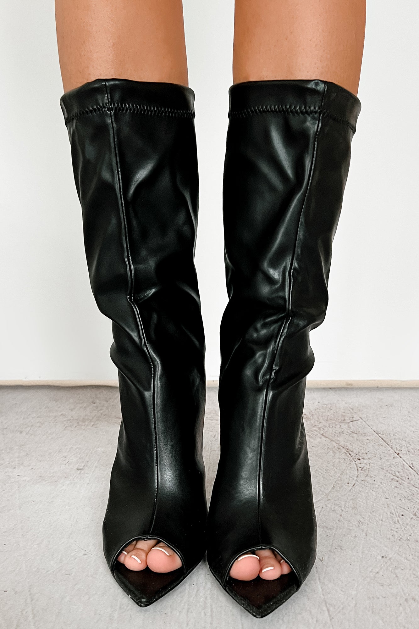 Beating All Odds Adjustable Mid Calf Boot (Black) · NanaMacs