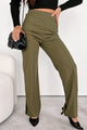 Determined To Succeed High Waist Pants (Olive) - NanaMacs