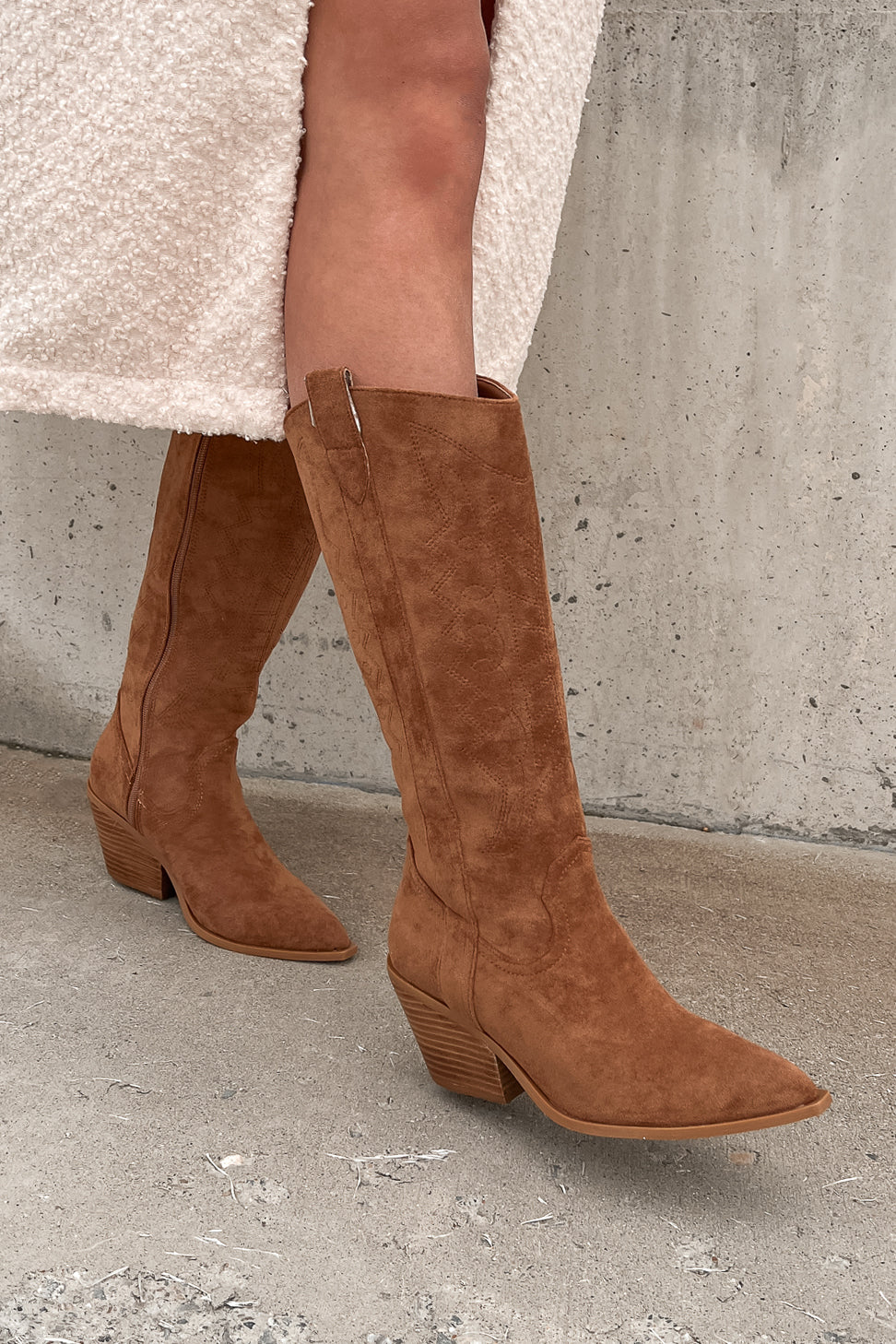 Suede western online laarzen