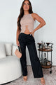 Stronger Every Day Mono B Flexflow Wide Leg Pants (Black) - NanaMacs