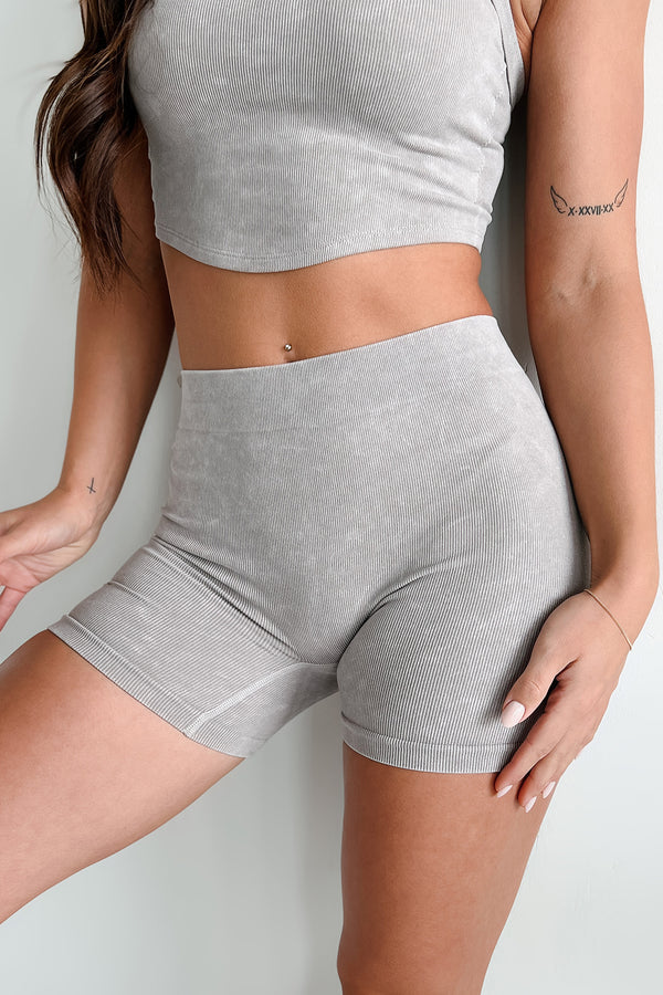 Sculpted Style Athleisure Set (Ash Grey) - NanaMacs