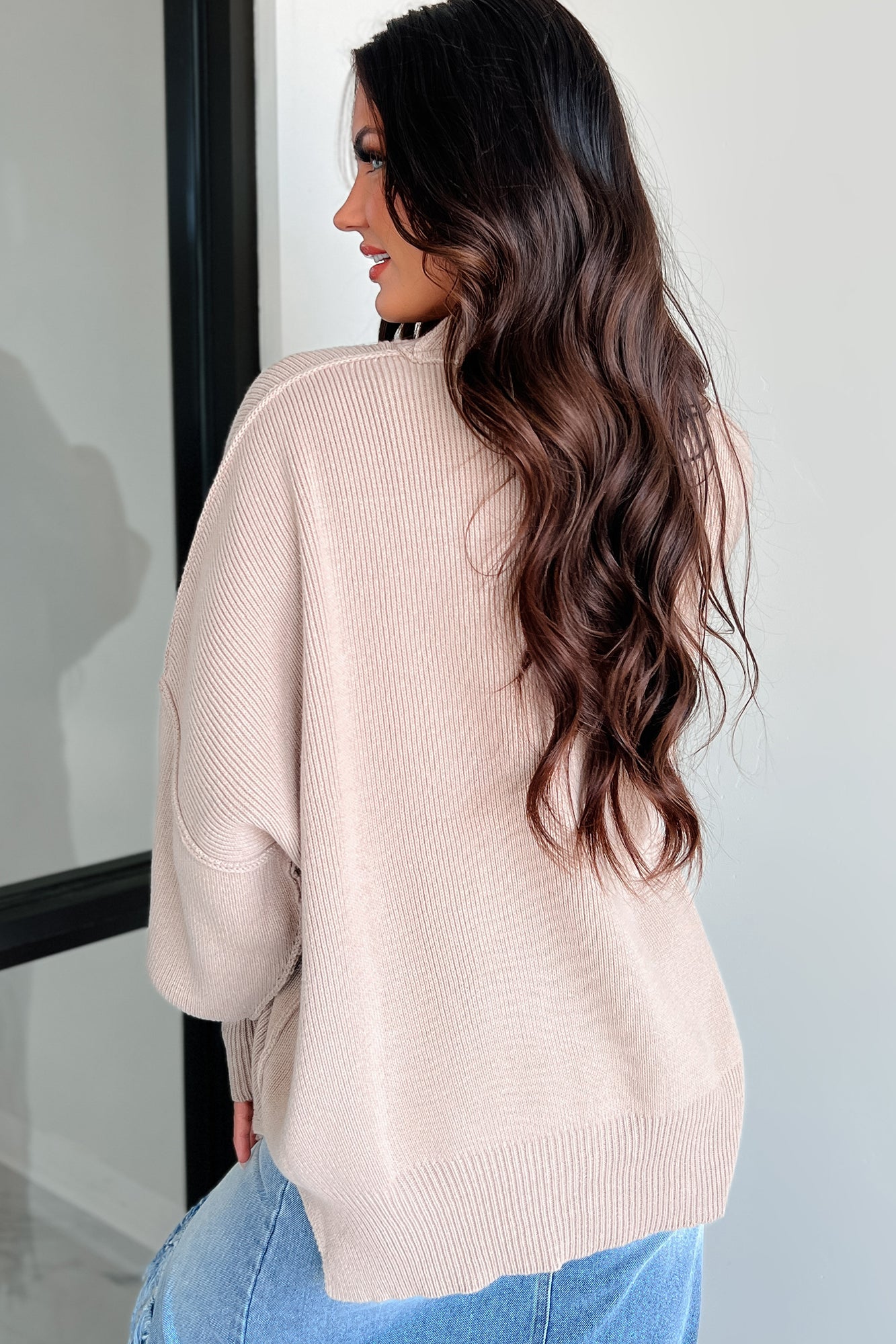 Auden Oversized Zenana Sweater (Ash Mocha) - NanaMacs