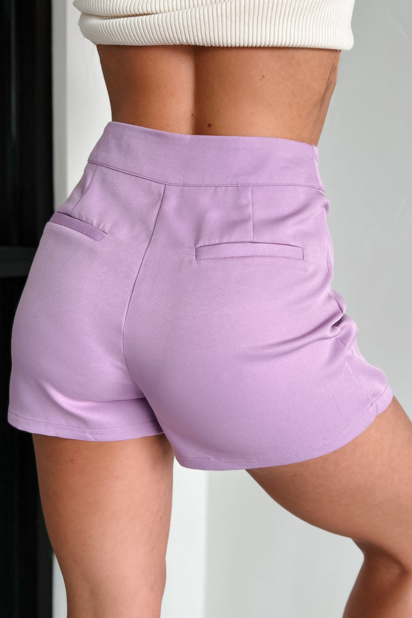 Speaking My Truth Wrap-Front Skort (Lavender) - NanaMacs