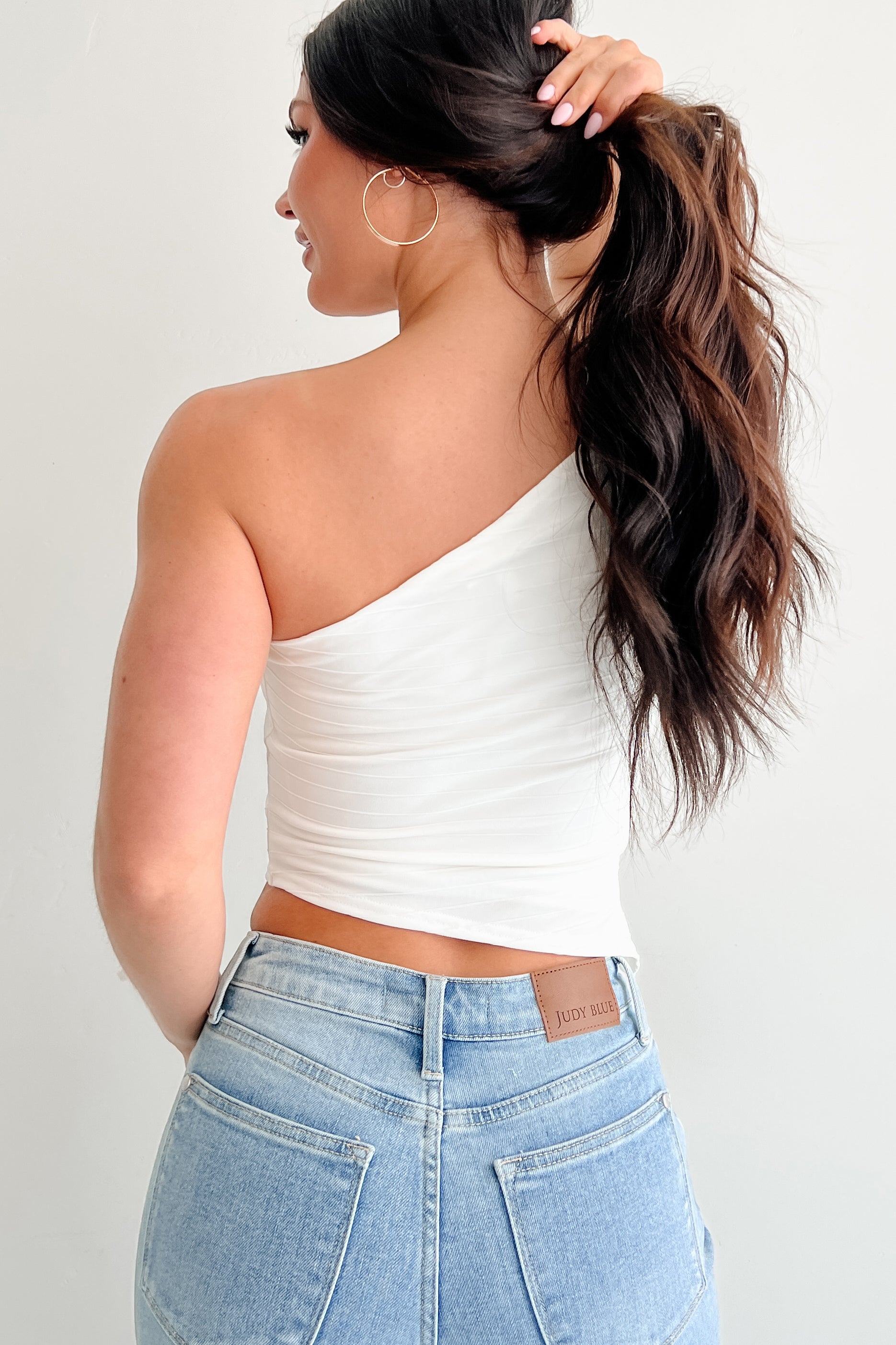 Slow & Sweet One Shoulder Top (Off White) · NanaMacs Slow & Sweet One Shoulder Top (Off White) · NanaMacs