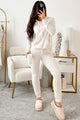 DOORBUSTER Peregrine Fuzzy Knit Hoodie & Jogger Set (Oat) - NanaMacs