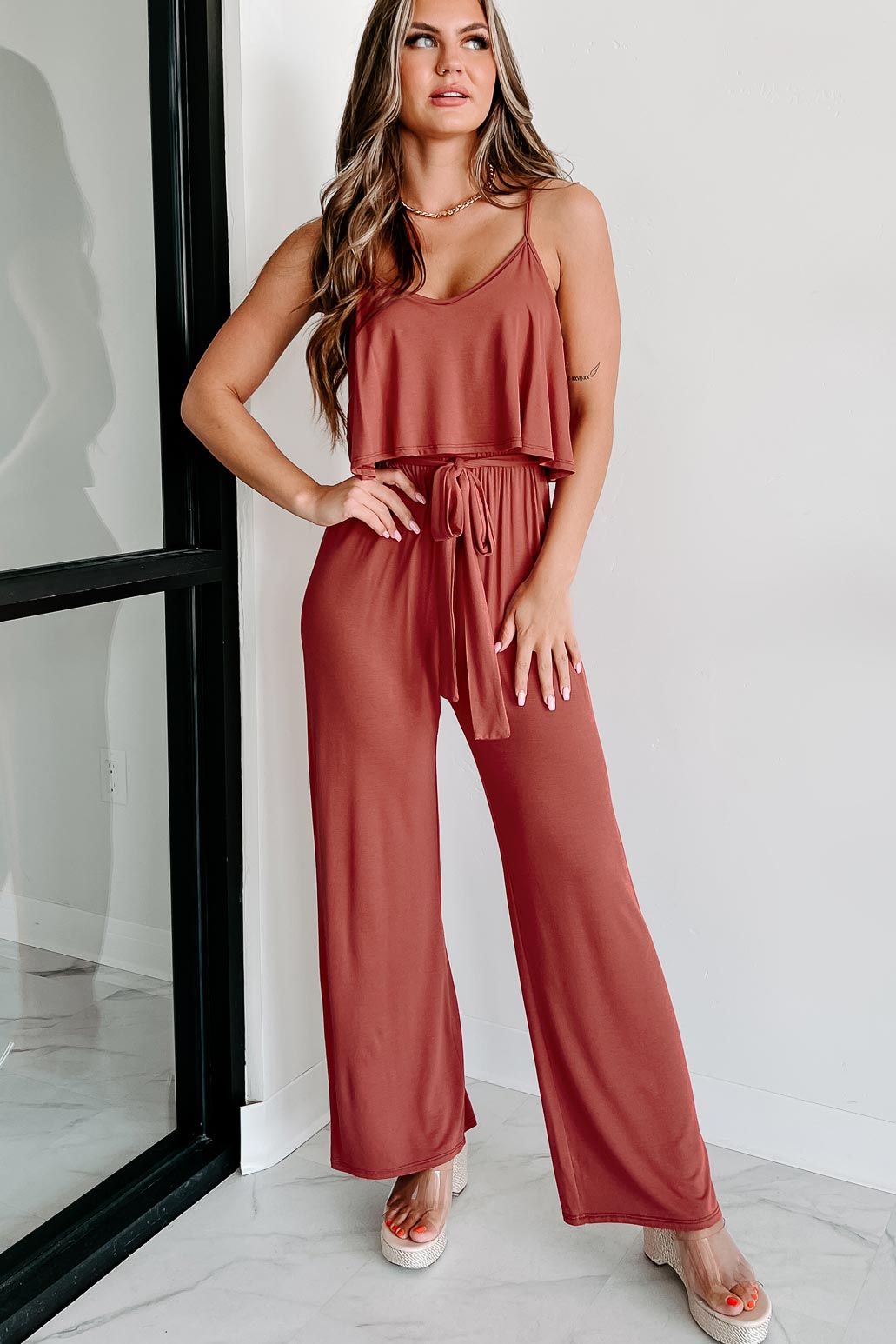 Basic best sale cami jumpsuit